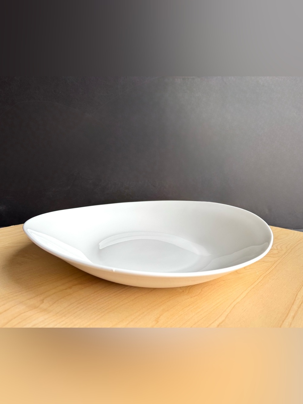 IKEA White 13" Serving Bowl SKYN Collection - Bone China 21986